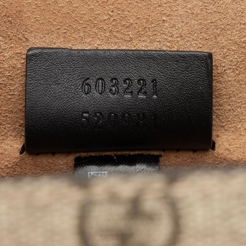 Gucci GG Supreme Bamboo Padlock Top Handle Shoulder Bag (SHF-hs3Epm) - Barde - Image 6