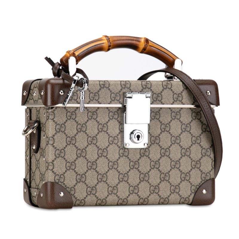 Gucci GG Supreme Bamboo Vanity Bag (SHG-407Dy5) - Barde - Image 2