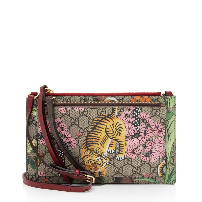 Gucci GG Supreme Bengal Tiger Pouch Crossbody (SHF-pKsW2V) - Barde
