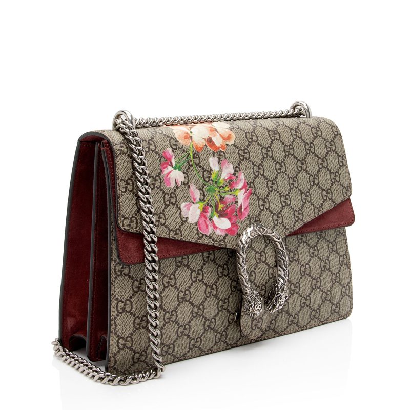 Gucci GG Supreme Blooms Dionysus Medium Shoulder Bag (SHF-DE7aCr) - Barde - Image 2