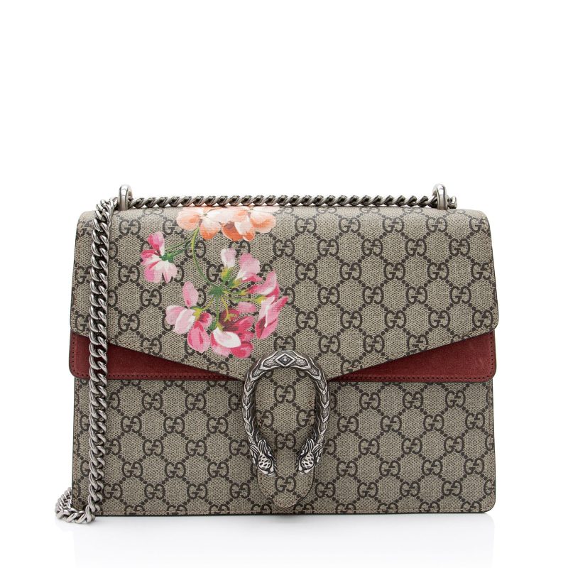 Gucci GG Supreme Blooms Dionysus Medium Shoulder Bag (SHF-GbJW2P) - Barde