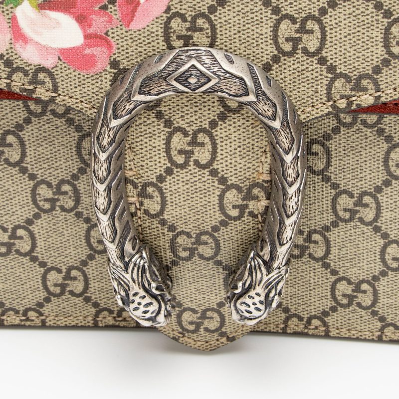 Gucci GG Supreme Blooms Dionysus Small Shoulder Bag (SHF-FbfbDG) - Barde - Image 9