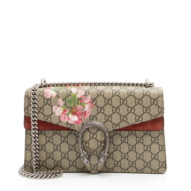 Gucci GG Supreme Blooms Dionysus Small Shoulder Bag (SHF-FbfbDG) - Barde