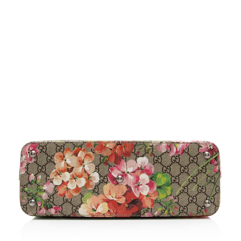 Gucci GG Supreme Blooms Medium Zip Tote (SHF-3qKJ2x) - Barde - Image 4