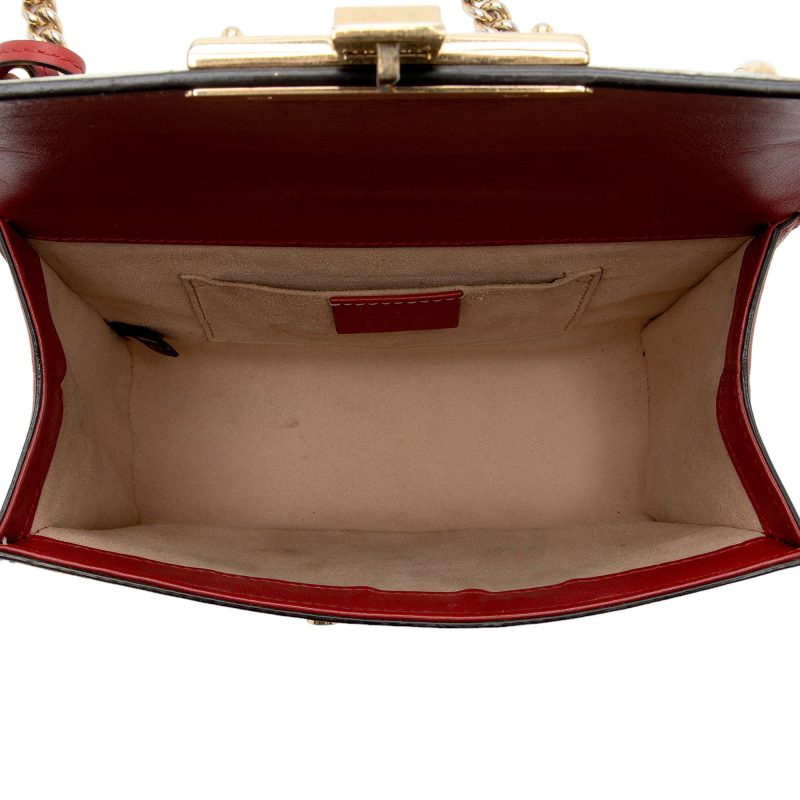 Gucci GG Supreme Blooms Padlock Small Shoulder Bag (SHF-aRDxaC) - Barde - Image 7