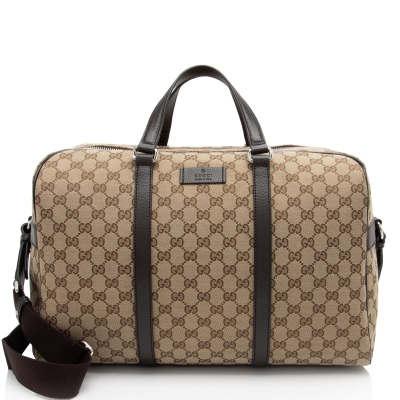 Gucci GG Canvas Duffle (SHF-Vo7Syo) - Barde