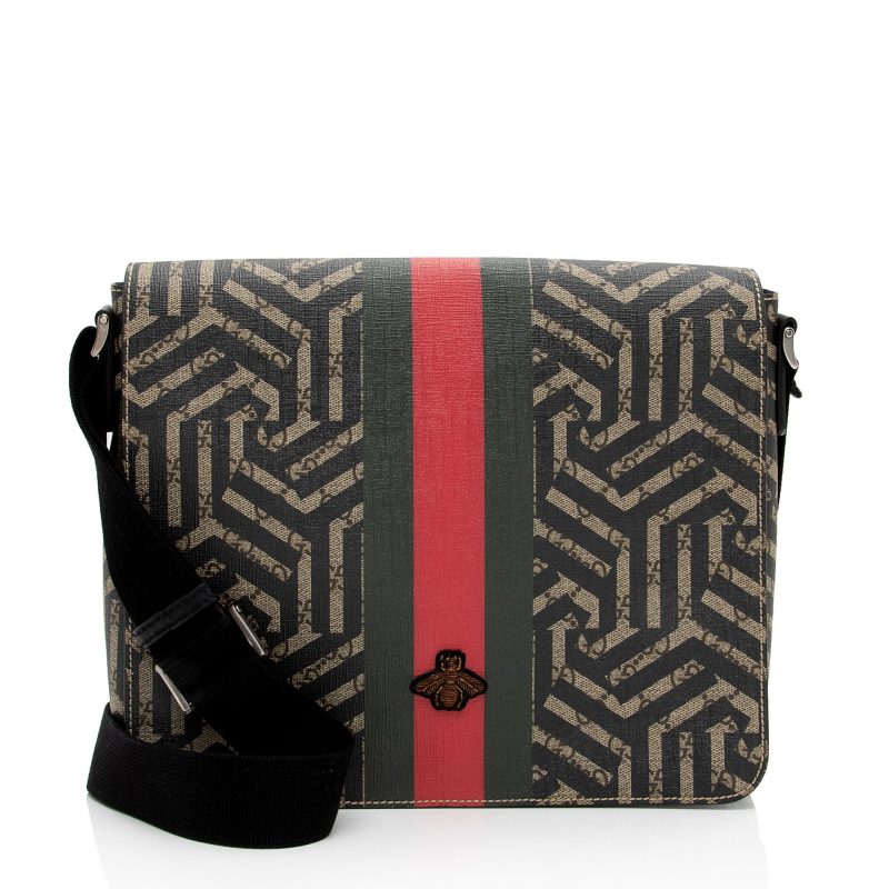 Gucci GG Supreme Caleido Web Messenger (SHF-6wLUyd) - Barde
