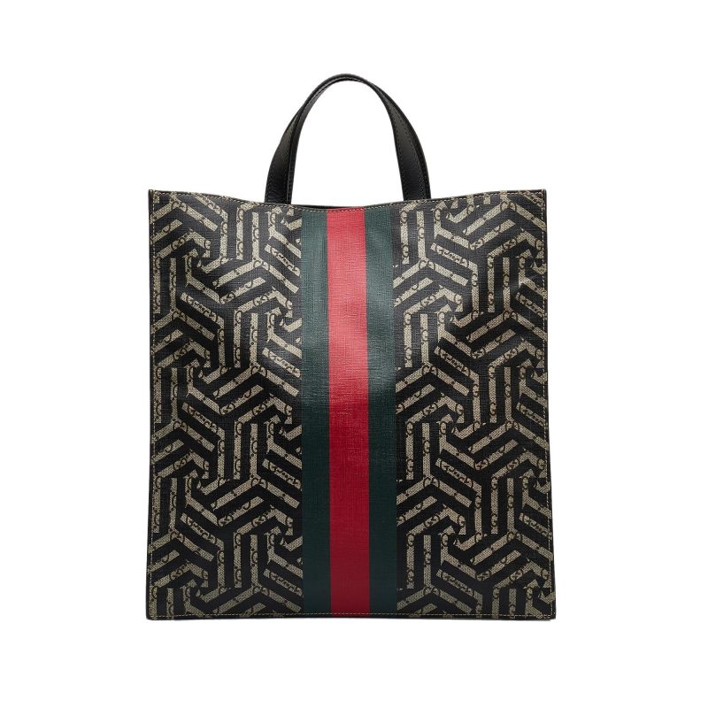 Gucci GG Supreme Caleido Web Tote Bag (SHG-BvZdHT) - Barde - Image 3