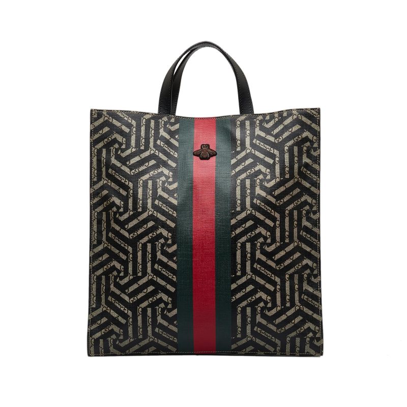 Gucci GG Supreme Caleido Web Tote Bag (SHG-BvZdHT) - Barde