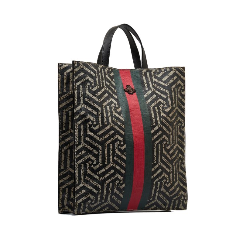 Gucci GG Supreme Caleido Web Tote Bag (SHG-BvZdHT) - Barde - Image 2