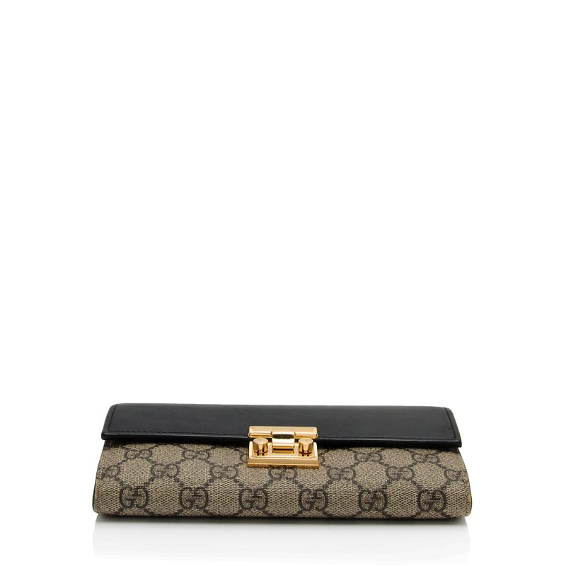 Gucci GG Supreme Calfskin Padlock Chain Wallet (SHF-8YY4zm) - Barde - Image 4