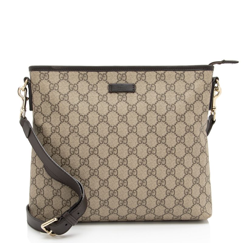 Gucci GG Supreme Classic Flat Medium Messenger (SHF-YZjiF7) - Barde