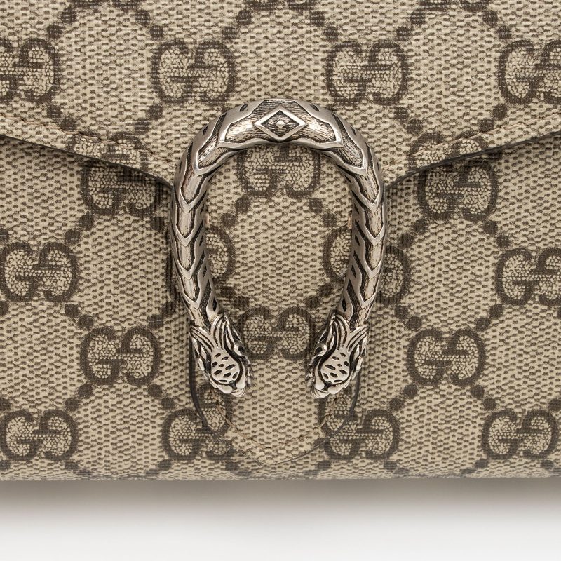 Gucci GG Supreme Dionysus Chain Wallet (SHF-fdF3Zv) - Barde - Image 9