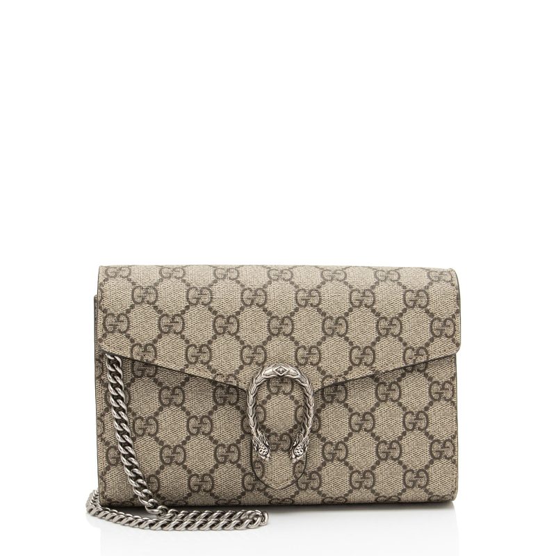 Gucci GG Supreme Dionysus Chain Wallet (SHF-fdF3Zv) - Barde