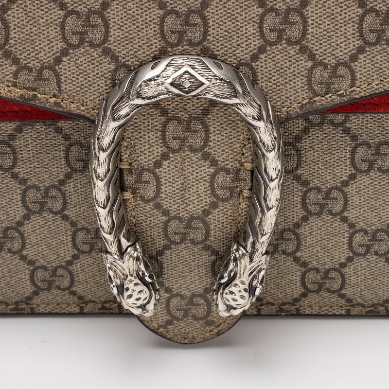 Gucci GG Supreme Dionysus Small Shoulder Bag (SHF-pcVfH1) - Barde - Image 9