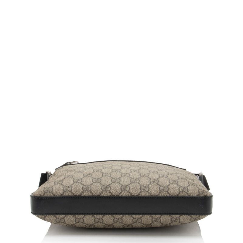 Gucci GG Supreme Flat Front Zip Messenger (SHF-7C0ZEs) - Barde - Image 4