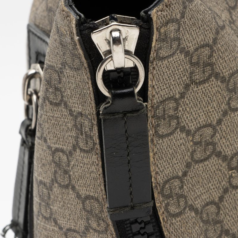 Gucci GG Supreme Flat Front Zip Messenger (SHF-7C0ZEs) - Barde - Image 10
