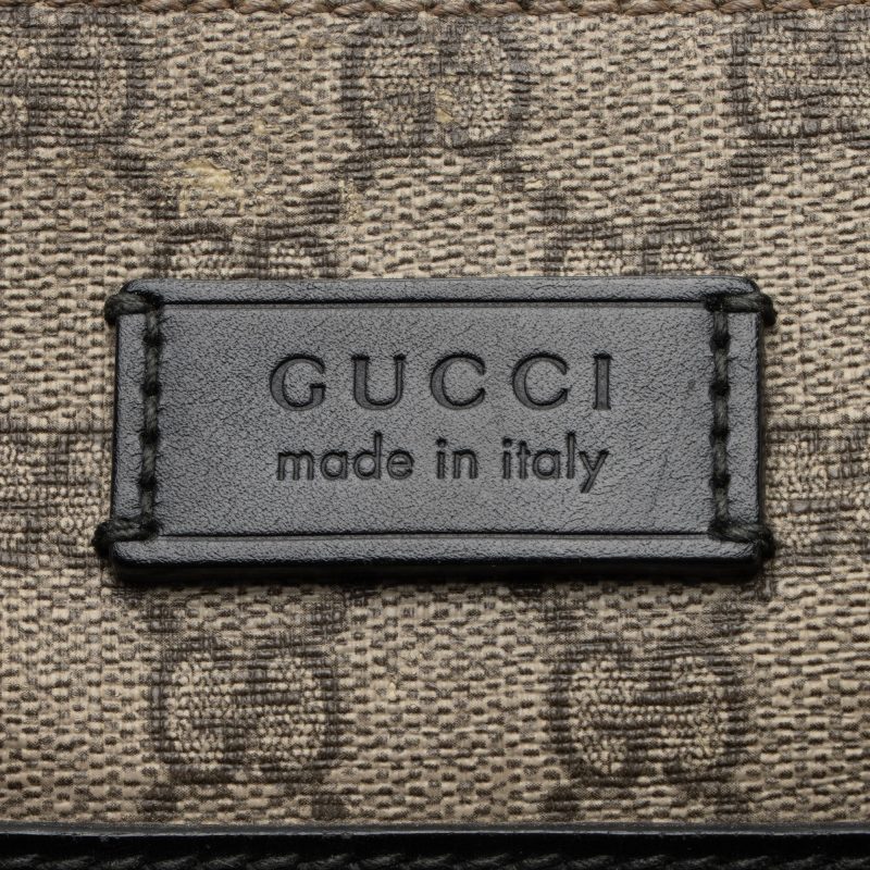Gucci GG Supreme Flat Front Zip Messenger (SHF-7C0ZEs) - Barde - Image 9