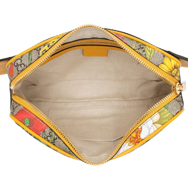 Gucci GG Supreme Flora Ophidia Belt Bag (SHF-LJmwHH) - Barde - Image 7