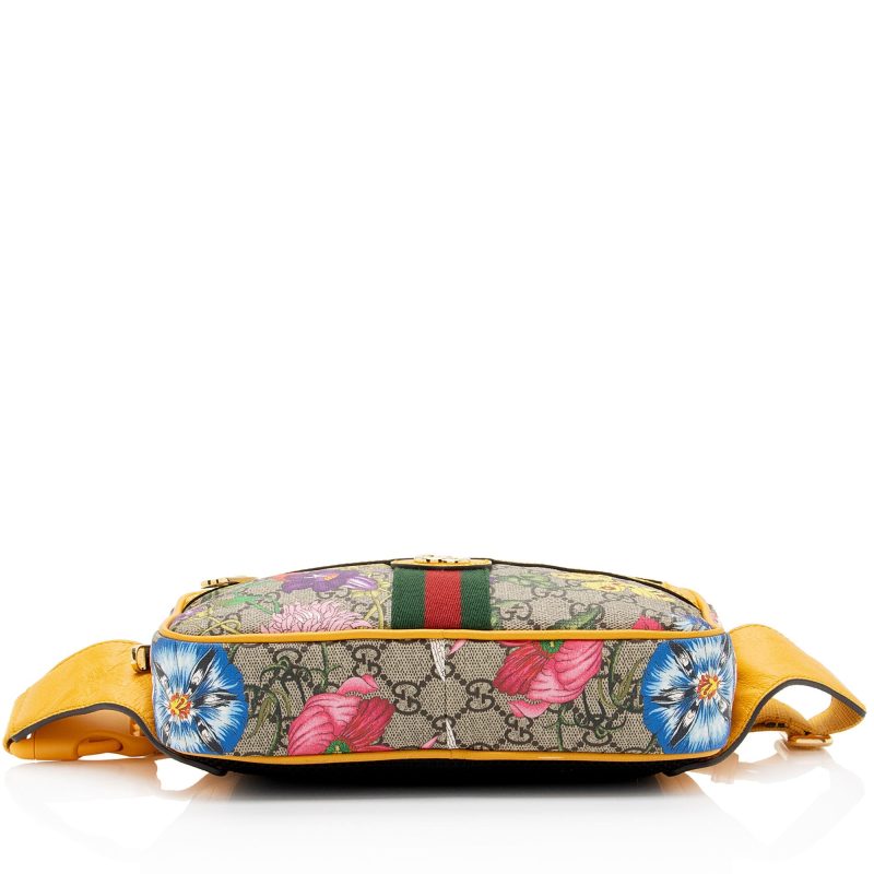 Gucci GG Supreme Flora Ophidia Medium Belt Bag (SHF-MQx9zI) - Barde - Image 4
