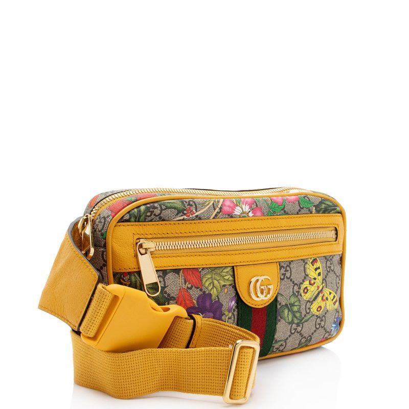 Gucci GG Supreme Flora Ophidia Medium Belt Bag (SHF-MQx9zI) - Barde - Image 2