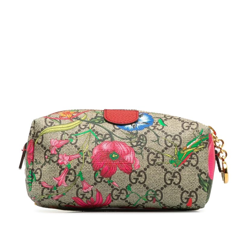 Gucci GG Supreme Flora Ophidia Cosmetic Case (SHG-Lyw2S3) - Barde - Image 3