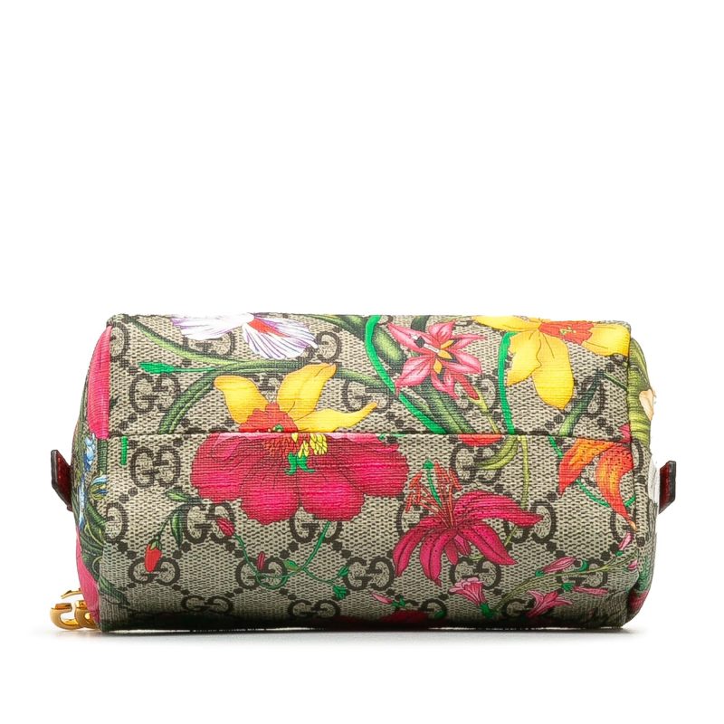 Gucci GG Supreme Flora Ophidia Cosmetic Case (SHG-Lyw2S3) - Barde - Image 4