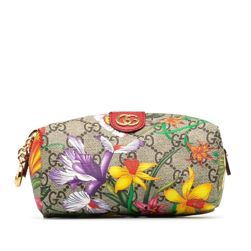 Gucci GG Supreme Flora Ophidia Cosmetic Case (SHG-Lyw2S3) - Barde