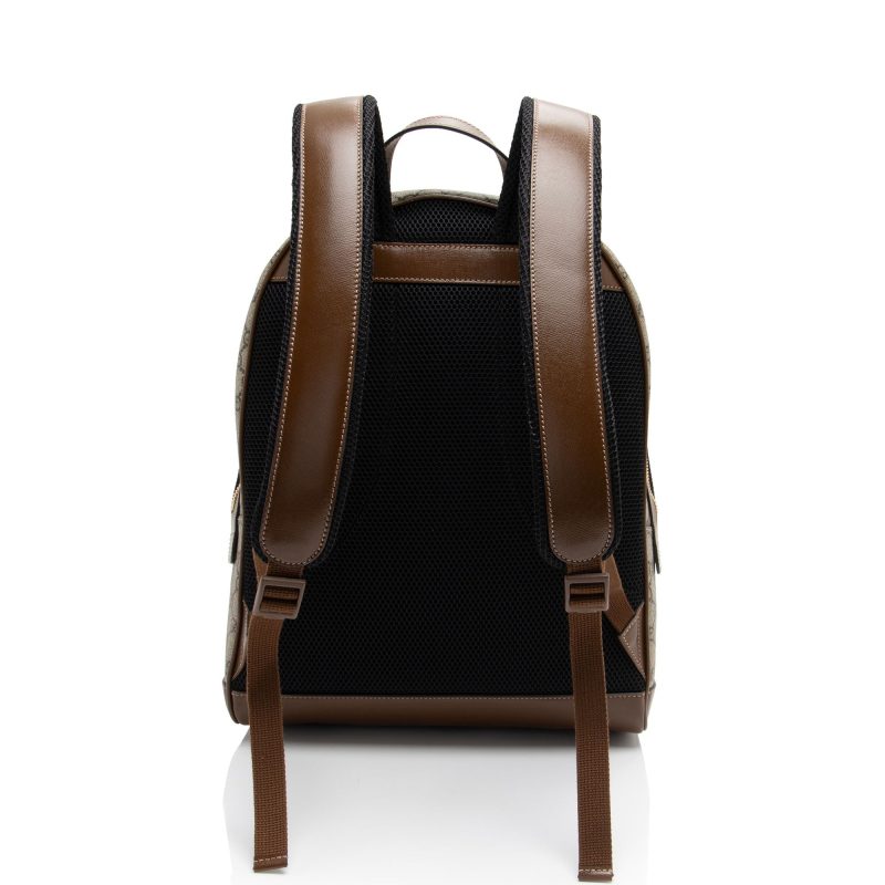 Gucci GG Supreme Interlocking G Backpack (SHF-KhISQT) - Barde - Image 3