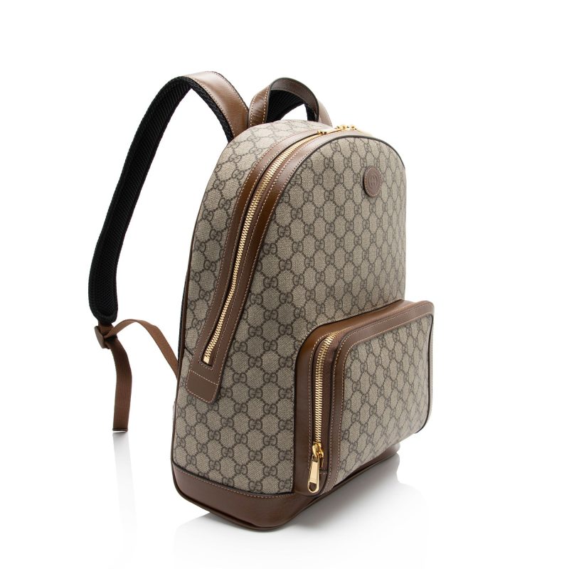 Gucci GG Supreme Interlocking G Backpack (SHF-KhISQT) - Barde - Image 2