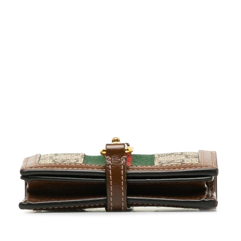 Gucci GG Supreme Jackie 1961 Compact Wallet (SHG-EbOrCQ) - Barde - Image 4