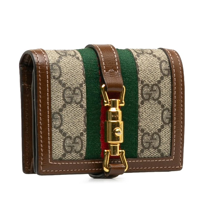 Gucci GG Supreme Jackie 1961 Compact Wallet (SHG-EbOrCQ) - Barde - Image 2