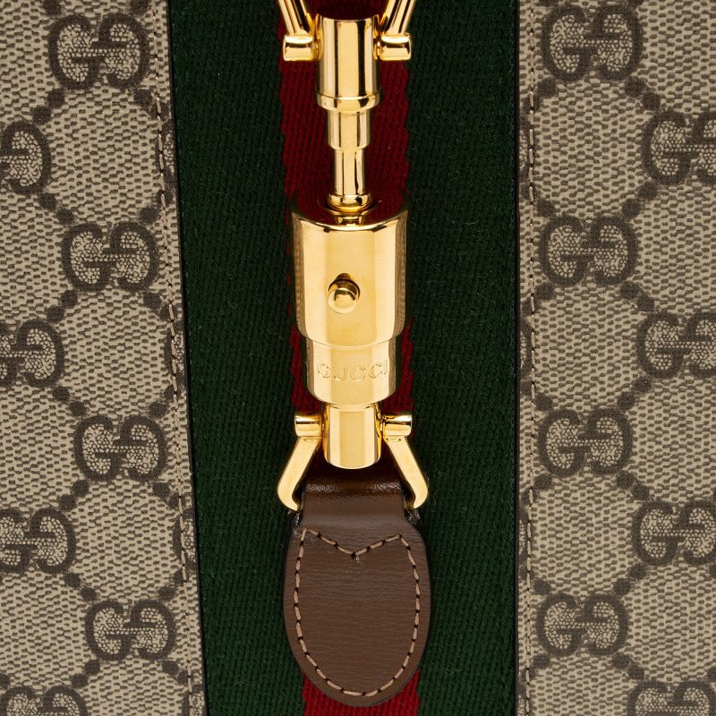 Gucci GG Supreme Jackie 1961 Medium Tote (SHF-bDznVe) - Barde - Image 9