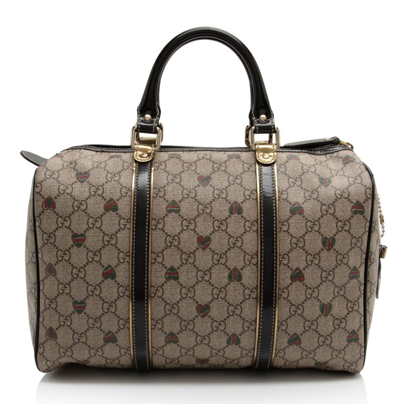 Gucci GG Supreme Tattoo Hearts Joy Boston Bag (SHF-H1LsWc) - Barde - Image 3