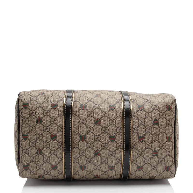 Gucci GG Supreme Tattoo Hearts Joy Boston Bag (SHF-H1LsWc) - Barde - Image 4