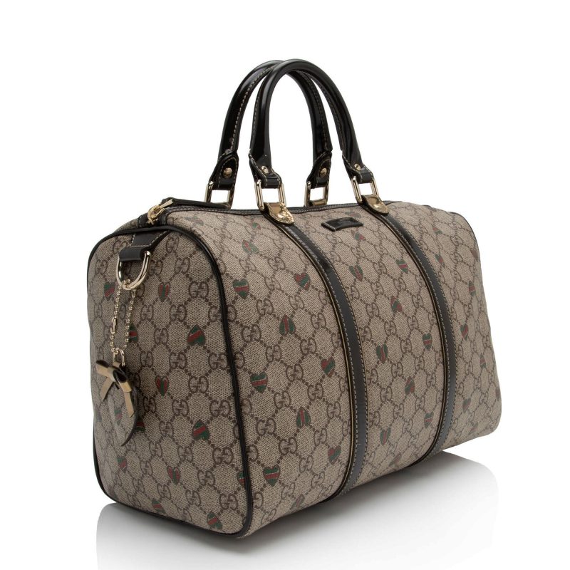 Gucci GG Supreme Tattoo Hearts Joy Boston Bag (SHF-H1LsWc) - Barde - Image 2