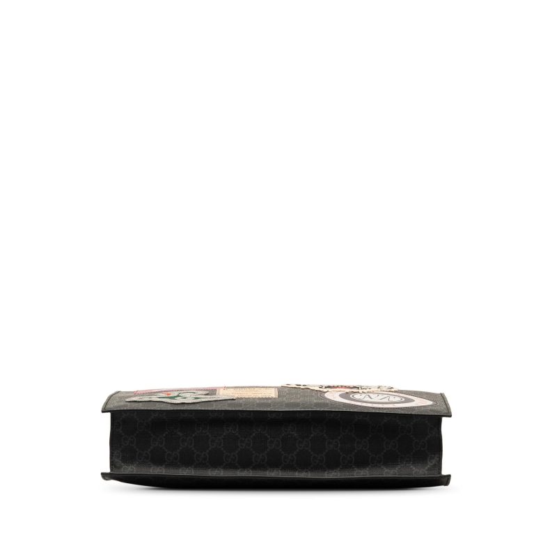 Gucci GG Supreme Night Courrier Vertical Satchel (SHG-7qGyMI) - Barde - Image 4