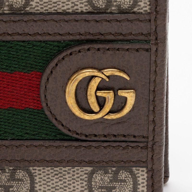 Gucci GG Supreme Ophidia Bi-Fold Wallet (SHF-VO9kAk) - Barde - Image 7