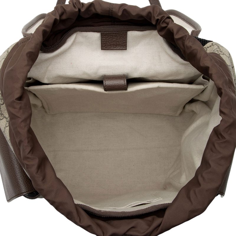 Gucci GG Supreme Ophidia Medium Flap Backpack (SHF-zJBVt3) - Barde - Image 7