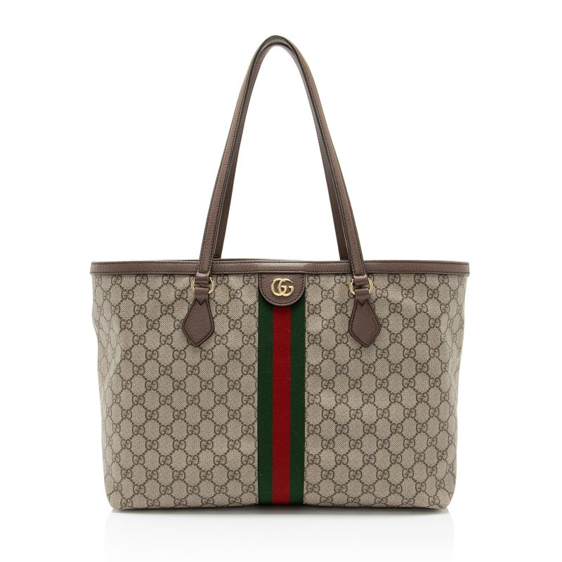 Gucci GG Supreme Ophidia Medium Shopping Tote (SHF-c4GGwv) - Barde