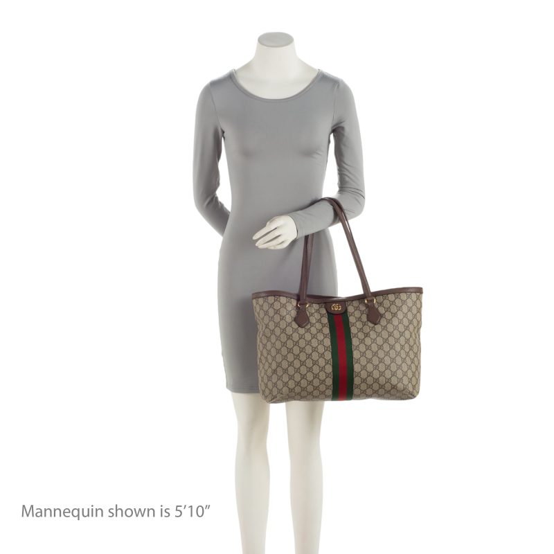 Gucci GG Supreme Ophidia Medium Shopping Tote (SHF-c4GGwv) - Barde - Image 5