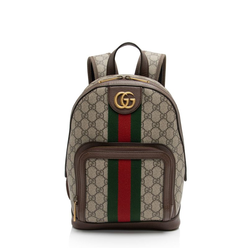 Gucci GG Supreme Ophidia Small Backpack (SHF-A9oqY2) - Barde