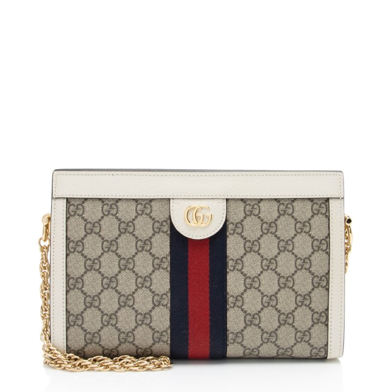 Gucci GG Supreme Ophidia Small Chain Shoulder Bag (SHF-mjx4Wm) - Barde