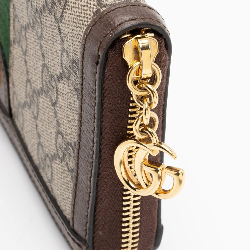 Gucci GG Supreme Ophidia Zip Around Wallet (SHF-dEvQd6) - Barde - Image 8