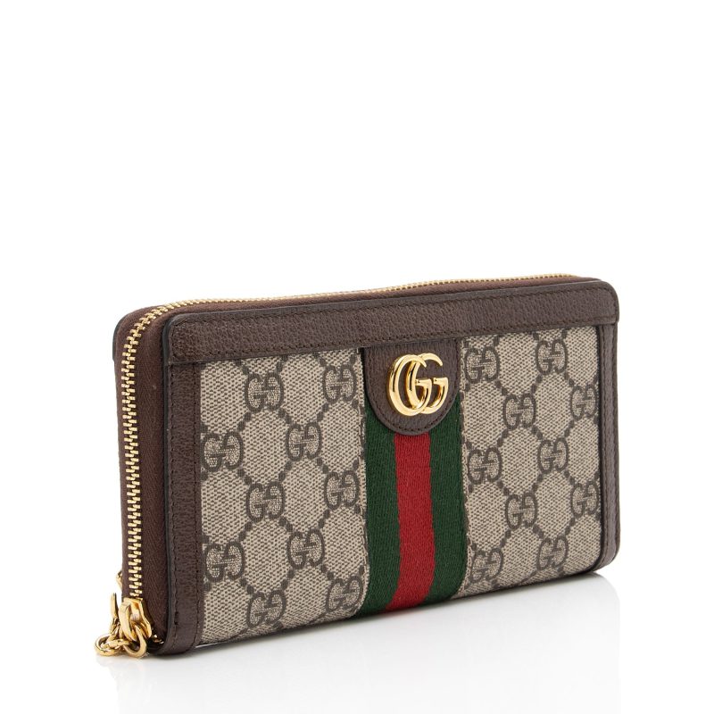 Gucci GG Supreme Ophidia Zip Around Wallet (SHF-dEvQd6) - Barde - Image 2