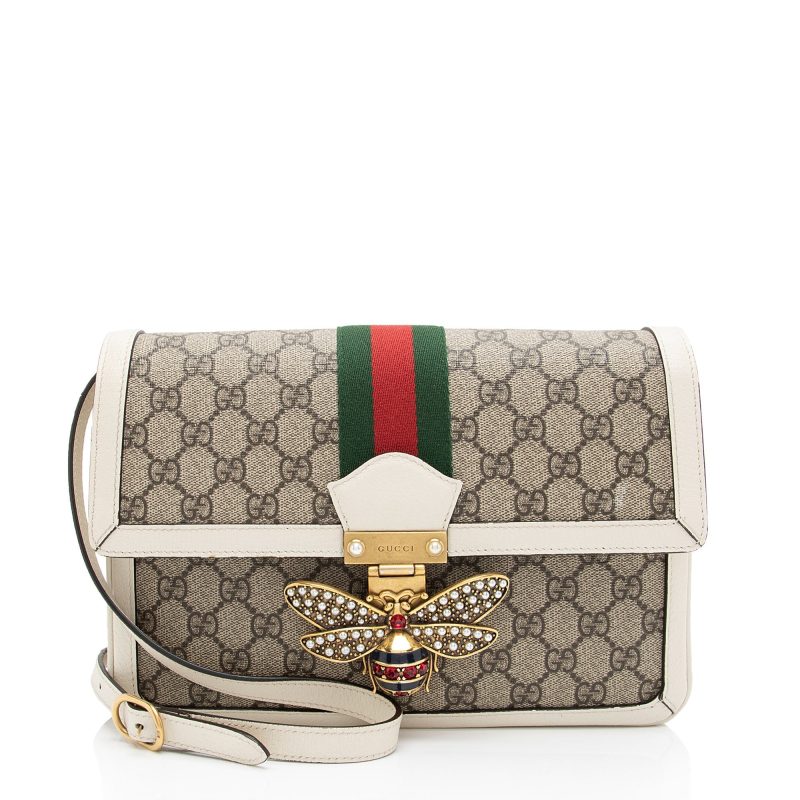 Gucci GG Supreme Queen Margaret Medium Shoulder Bag (SHF-ru59Pg) - Barde