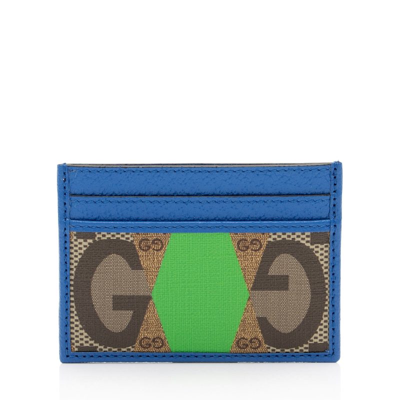 Gucci GG Supreme Rhombus Print Card Case (SHF-aduYXB) - Barde