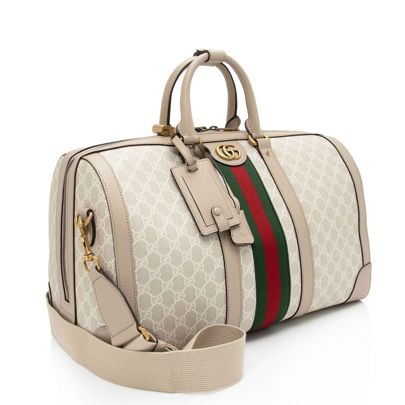 Gucci GG Supreme Savoy Small Duffle Bag (SHF-jPjtdB) - Barde - Image 2
