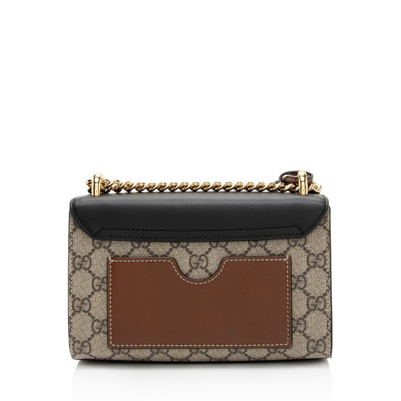 Gucci GG Supreme Small Padlock Shoulder Bag (SHF-rqVDip) - Barde - Image 3
