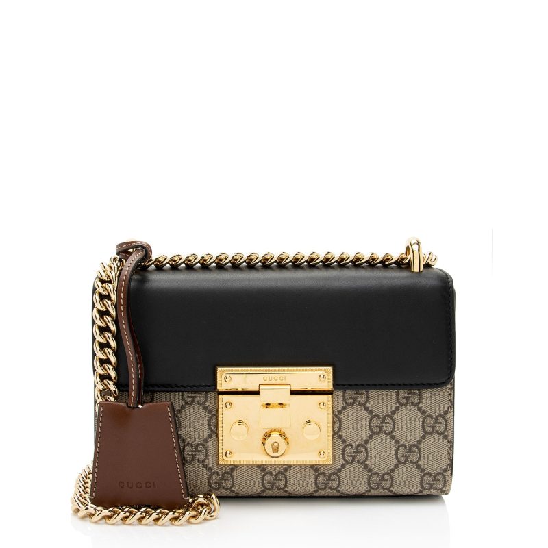 Gucci GG Supreme Small Padlock Shoulder Bag (SHF-rqVDip) - Barde